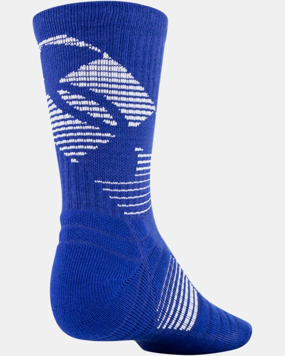Men's UA Elevated Crew Socks 3-Pack, Blue, pdpMainDesktop image number 4